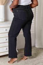 Load image into Gallery viewer, Judy Blue Tummy Control Washed Black Straight