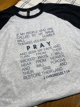 Load image into Gallery viewer, PRAY Raglan Tee