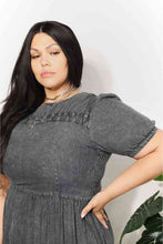 Load image into Gallery viewer, And The Why  Full Size Washed Chambray Midi Dress