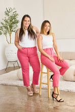 Load image into Gallery viewer, RFM Full Size Tummy Control High Waist Raw Hem Jeans
