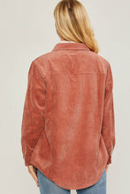Load image into Gallery viewer, Corduroy Reversible Button Down Jacket
