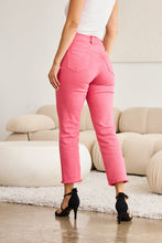 Load image into Gallery viewer, RFM Full Size Tummy Control High Waist Raw Hem Jeans
