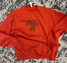 Load image into Gallery viewer, Jesus Changed My Life Sweatshirt
