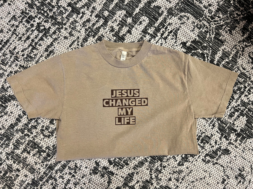 Jesus Changed My Life Short-Sleeve Tee