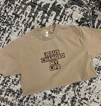 Load image into Gallery viewer, Jesus Changed My Life Short-Sleeve Tee

