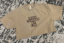 Load image into Gallery viewer, Jesus Changed My Life Short-Sleeve Tee
