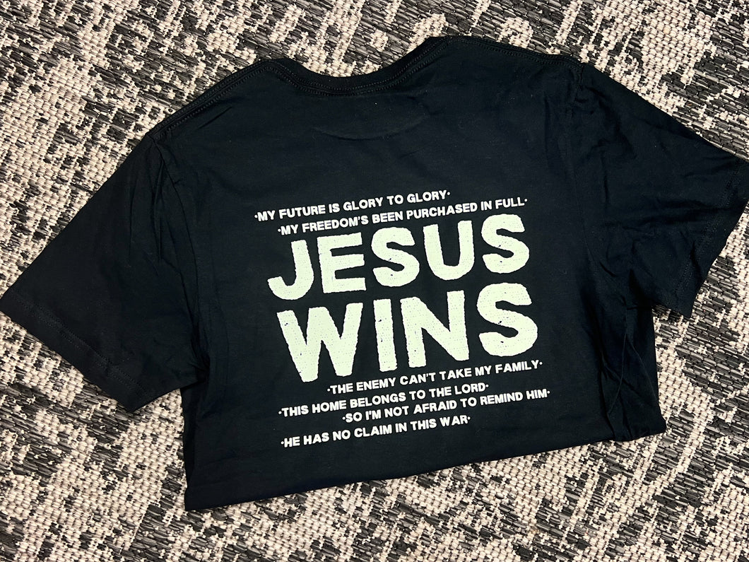Jesus Wins Short-Sleeve Tee