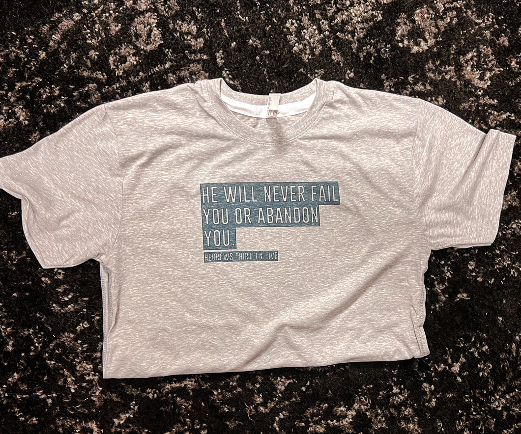Hebrews 13:5 Short-Sleeve Tee