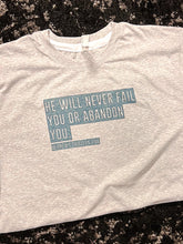 Load image into Gallery viewer, Hebrews 13:5 Short-Sleeve Tee
