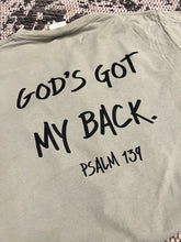 Load image into Gallery viewer, God&#39;s Got My Back Short-Sleeve Tee
