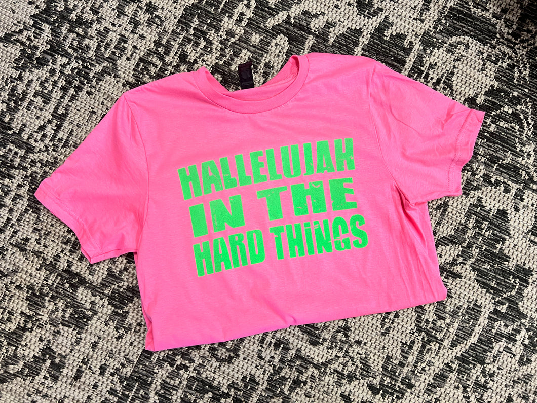 Hallelujah in the Hard Things Short-Sleeve Tee