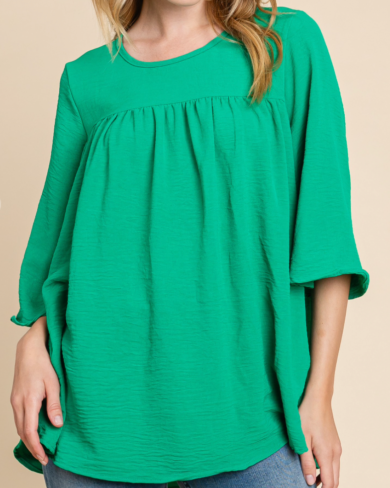 Airflow 3/4 Sleeve Top