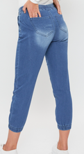Load image into Gallery viewer, Soft Crop Denim Joggers

