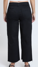 Load image into Gallery viewer, High Rise Wide Leg Black Jeans
