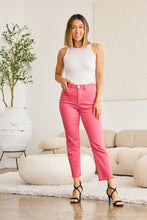Load image into Gallery viewer, RFM Full Size Tummy Control High Waist Raw Hem Jeans
