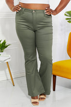 Load image into Gallery viewer, Zenana Clementine Full Size High-Rise Bootcut Jeans in Olive
