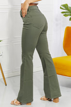 Load image into Gallery viewer, Zenana Clementine Full Size High-Rise Bootcut Jeans in Olive
