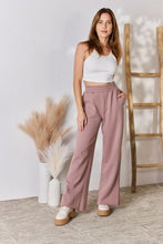 Load image into Gallery viewer, RISEN High Waist Slit Wide Leg pants
