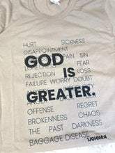 Load image into Gallery viewer, God is Greater Short-Sleeve Tee
