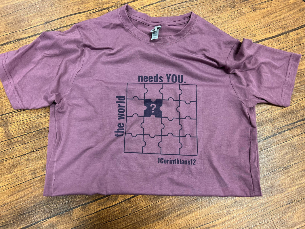 The World Needs YOU Short-Sleeve Tee