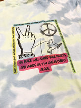 Load image into Gallery viewer, Peace Tie Dye Tee
