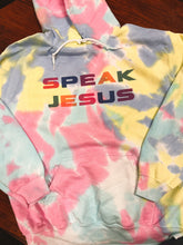Load image into Gallery viewer, Speak Jesus Tie Dye Hoodie
