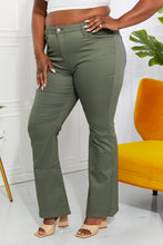 Load image into Gallery viewer, Zenana Clementine Full Size High-Rise Bootcut Jeans in Olive
