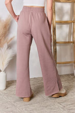Load image into Gallery viewer, RISEN High Waist Slit Wide Leg pants
